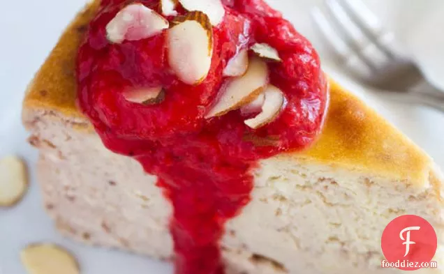 Strawberry Almond Cheesecake