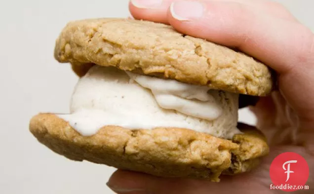 Banana Peanut Butter Ice Cream Sandwiches