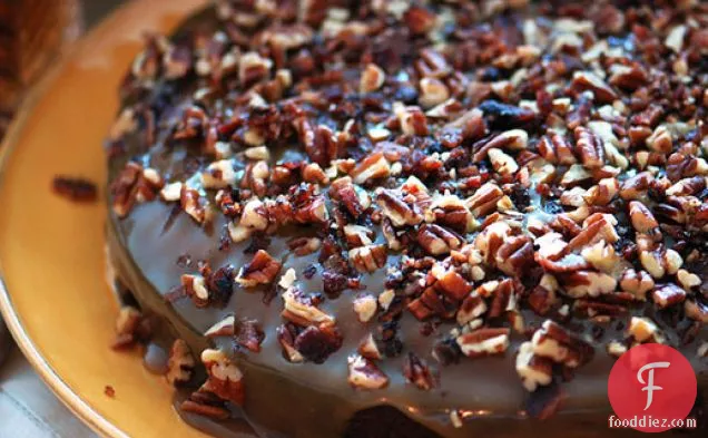 Date Cake with Bacon and Pecans