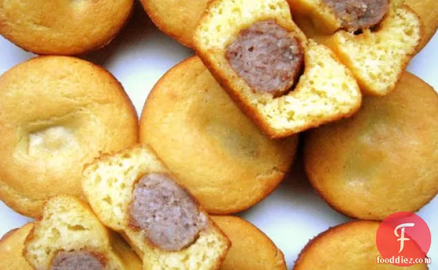 Sausage-Stuffed Corn Muffins