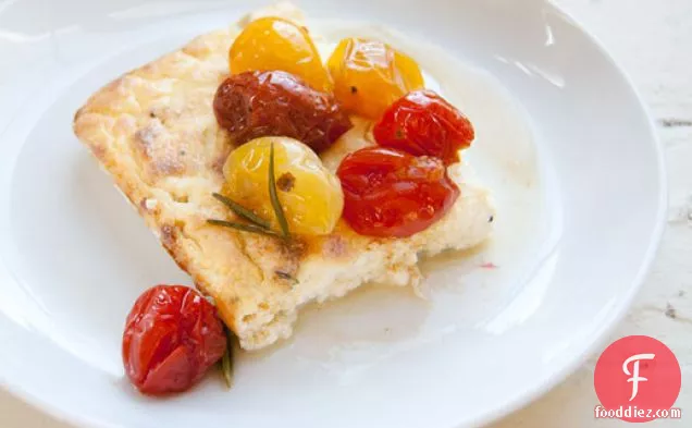 Baked Ricotta with Maple-Roasted Tomatoes