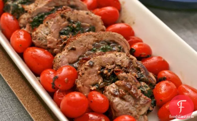 डिनर टुनाइट: जैक्स पेपिन का स्टफ्ड पोर्क टेंडरलॉइन