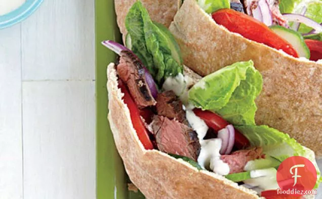 Greek-Seasoned Steak Sandwiches