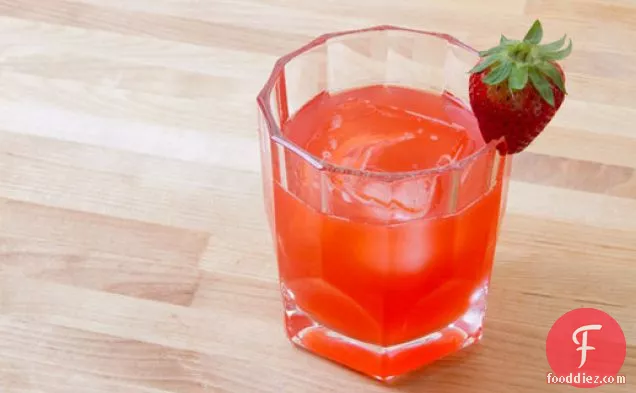 Rhubarb-Strawberry Margaritas