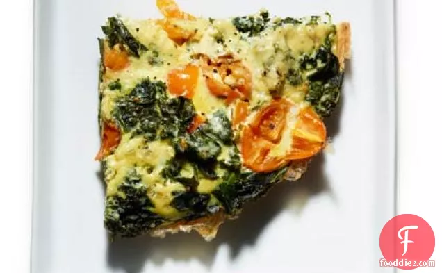 Braised Kale Frittata
