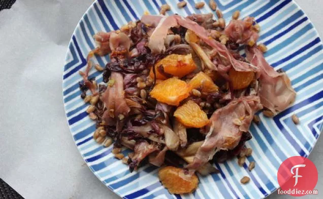 Make-Ahead Farro with Radicchio, Prosciutto and Orange