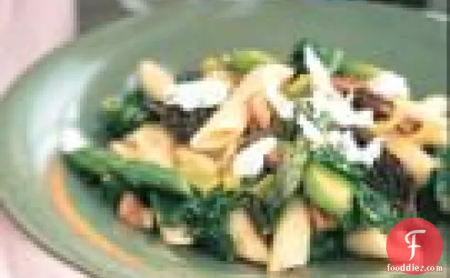 Penne With Morels And Spring Vegetables