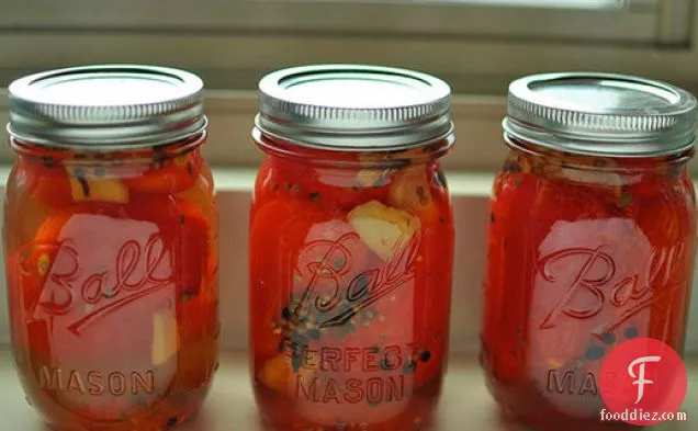 Pickled Red Tomatoes