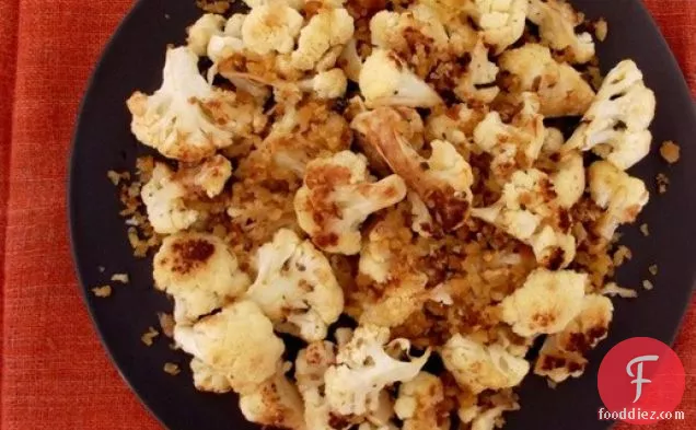 Sam Sifton's Roasted Cauliflower with Anchovy Bread Crumbs