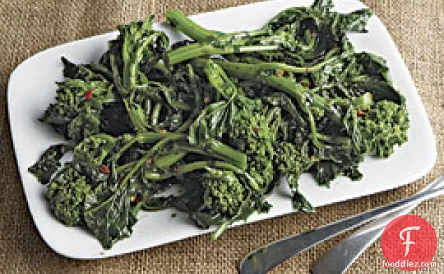 Sautéed Broccoli Raab With Balsamic Vinegar