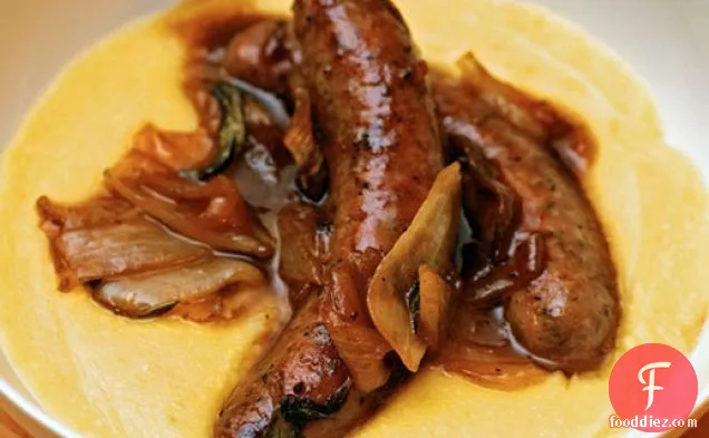 Dinner Tonight: Cider-Braised Sausages With Sage