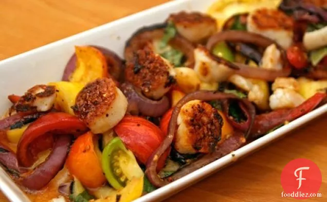 डिनर टुनाइट: सी स्कैलप्स अल्ला कैप्रिस