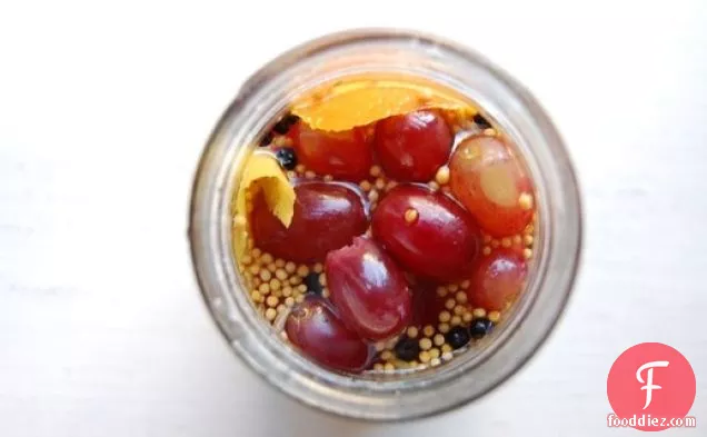 Pickled Grapes with Citrus and Spice