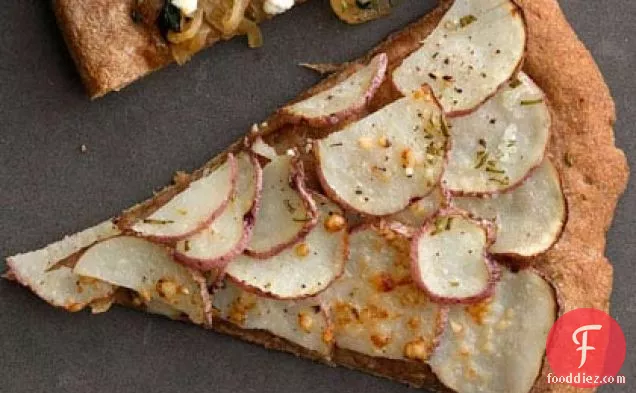 Red Potato and Rosemary Pizza
