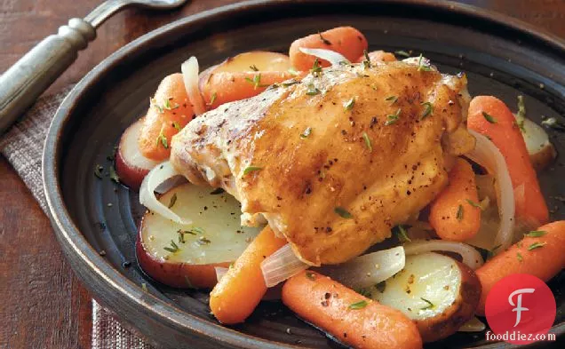 Chicken with Carrots and Potatoes