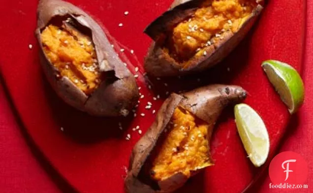 Quick-and-Easy Twice-Baked Sweet Potatoes