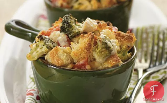 Chicken and Broccoli Cobbler