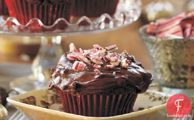 Double Chocolate Surprise Cupcakes