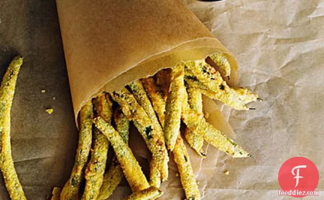 Green Bean Fries with Spicy Mayo