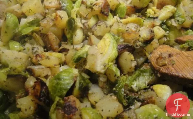 Cook the Book: Brussels Sprout-Potato Hash