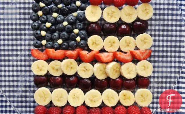 American Flag Fruit Salad
