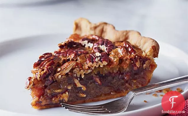 Pecan Pie with Candied Ginger and Rum