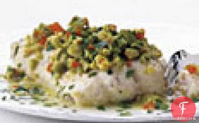Catfish with Green Olives