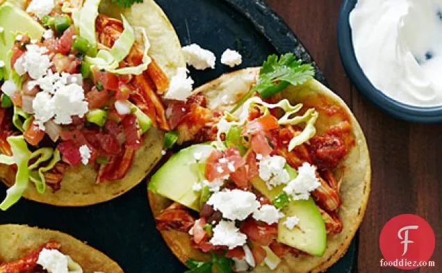 Chicken Tinga Tostaditas