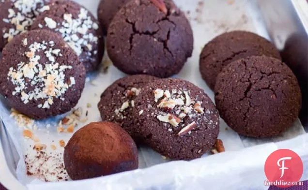Seriously Chocolate Pecan Cookies