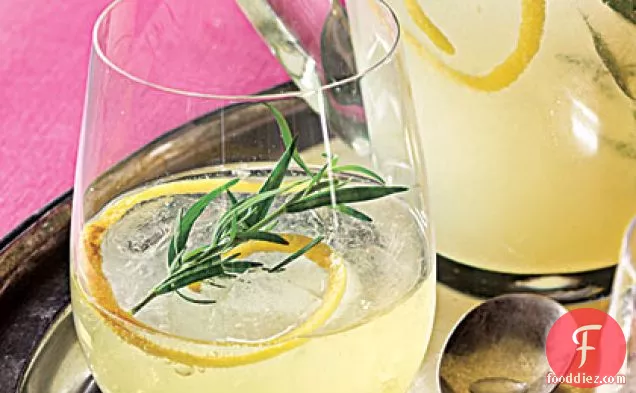 Lemon-Gin Sparkling Cocktails