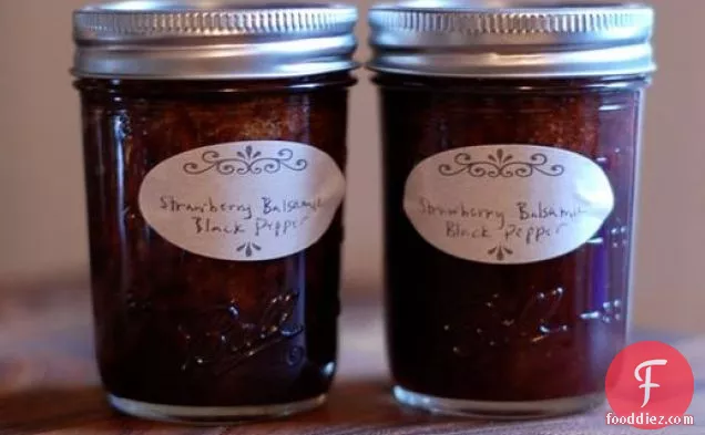 Strawberry Balsamic Black Pepper Jam