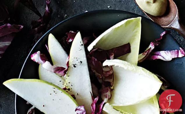 Pear and Winter Lettuce Salad