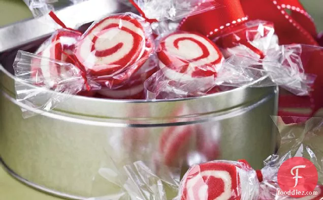 Peppermint Pinwheel Cookies