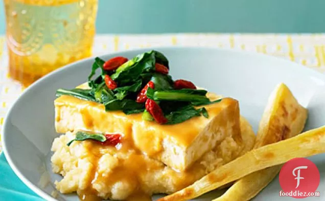 Miso-Glazed Tofu with Parsnips Two Ways