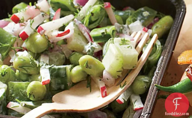 Cucumber-and-Sugar Snap Salad
