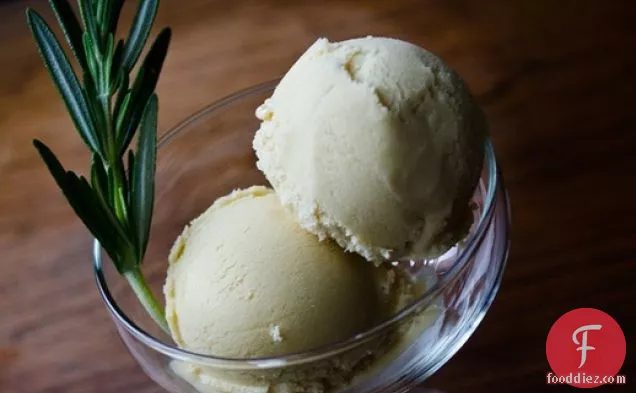 Maple Rosemary Ice Cream