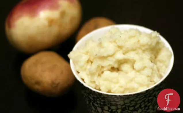 Horseradish Spiked Turnip-potato Mash