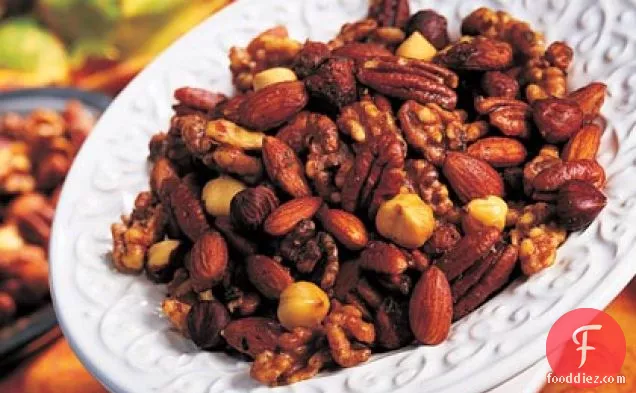 Spicy Herb Roasted Nuts