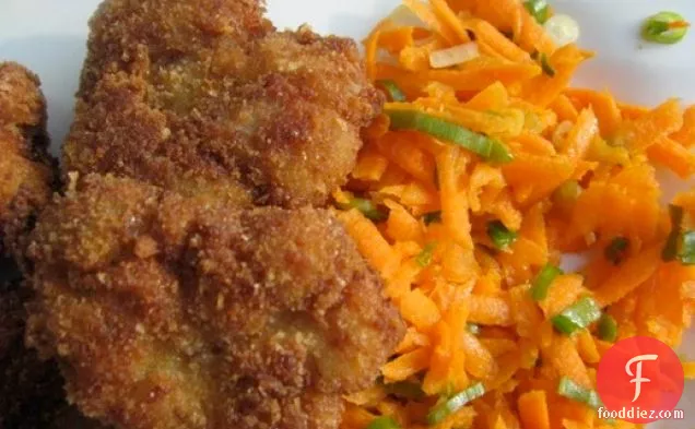 Sunday Supper: Fried Sweetbreads with Carrot Salad
