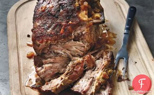 Crown Roast Of Pork With Sausage Stuffing