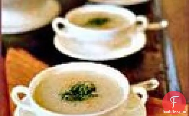 रेशमी शलजम और आलू का सूप