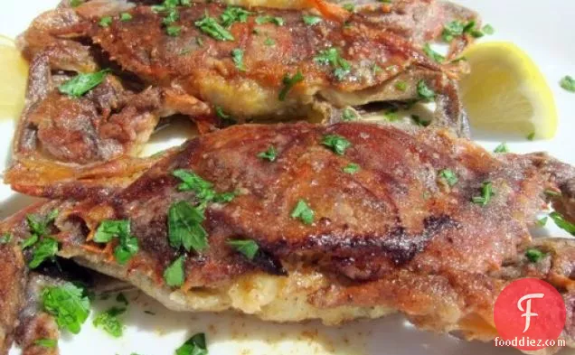 French in a Flash: Soft-Shell Crab Meunière