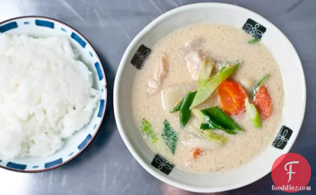 Creamy Salmon Miso Soup (sake No To-nyu Jiru)