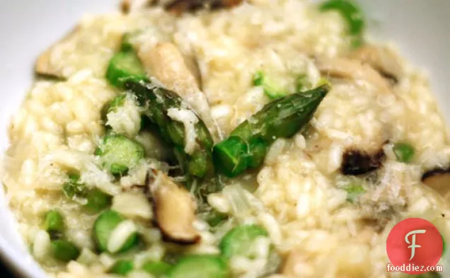 Dinner Tonight: Asparagus and Shiitake Risotto