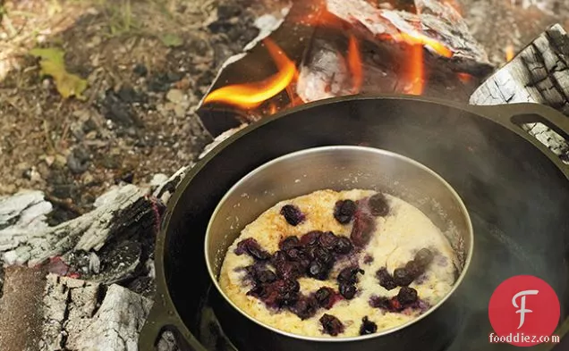Wild Blueberry Steamed Pudding