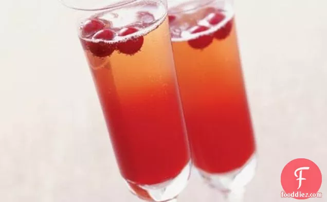 Crimson Spice Champagne Cocktail