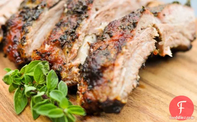 Grilling: Herb-Encrusted Baby Back Ribs