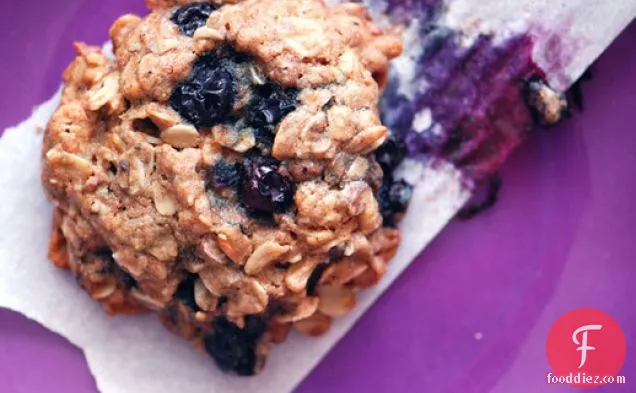 Blueberry Oatmeal Grape-Nuts Cookies