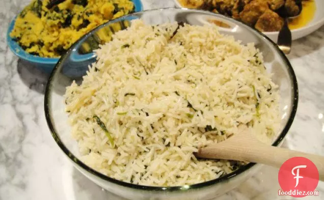 Cook the Book: Sri Lankan Rice with Cilantro and Lemon Grass