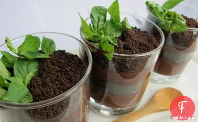 Chocolate Dirt Pudding Pots